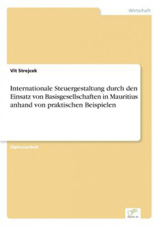 Buch Internationale Steuergestaltung durch den Einsatz von Basisgesellschaften in Mauritius anhand von praktischen Beispielen Vit Strejcek