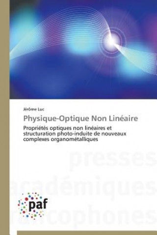 Carte Physique-Optique Non Lineaire Jérôme Luc