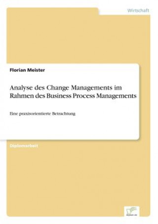 Carte Analyse des Change Managements im Rahmen des Business Process Managements Florian Meister
