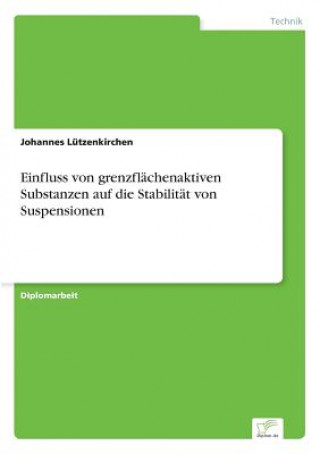 Carte Einfluss von grenzflachenaktiven Substanzen auf die Stabilitat von Suspensionen Johannes Lützenkirchen