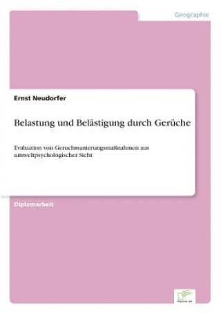 Knjiga Belastung und Belastigung durch Geruche Ernst Neudorfer