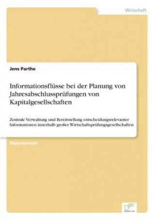 Książka Informationsflusse bei der Planung von Jahresabschlussprufungen von Kapitalgesellschaften Jens Parthe