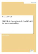 Carte M&A-Markt Deutschland als Geschaftsfeld im Investmentbanking Thomas H. Fritsch