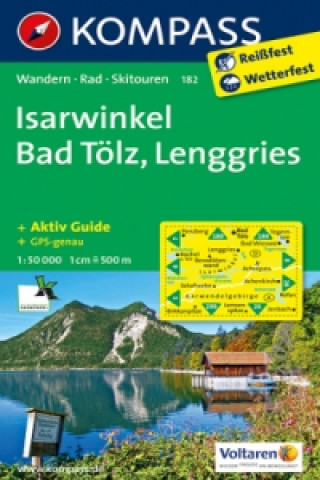 Materiale tipărite KOMPASS Wanderkarte Isarwinkel - Bad Tölz - Lenggries 