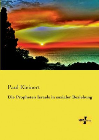 Kniha Propheten Israels in sozialer Beziehung Paul Kleinert
