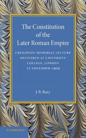 Książka Constitution of the Later Roman Empire John Bagnell Bury