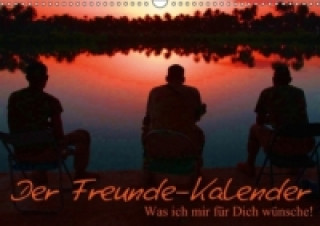 Naptár/Határidőnapló Der Freunde-Kalender (Wandkalender immerwährend DIN A3 quer) Elisabeth Stanzer