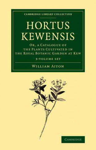Carte Hortus Kewensis 3 Volume Set William Aiton