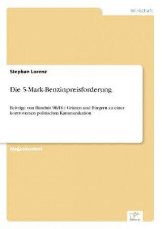 Kniha 5-Mark-Benzinpreisforderung Stephan Lorenz