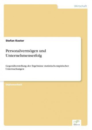 Livre Personalvermoegen und Unternehmenserfolg Stefan Koster