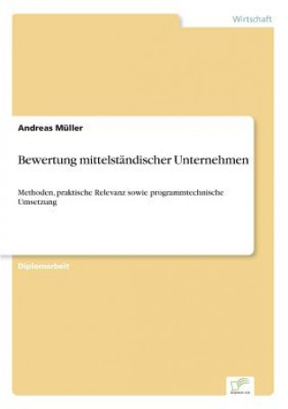 Kniha Bewertung mittelstandischer Unternehmen Andreas Müller