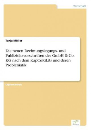 Kniha neuen Rechnungslegungs- und Publizitatsvorschriften der GmbH & Co. KG nach dem KapCoRiLiG und deren Problematik Tanja Müller