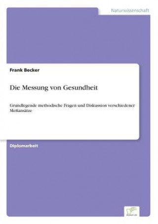 Kniha Messung von Gesundheit Frank Becker