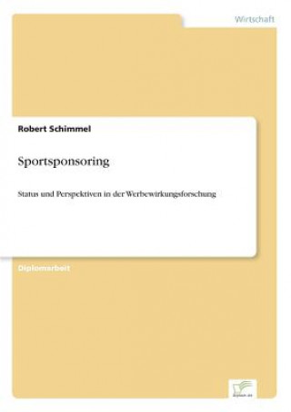 Könyv Sportsponsoring Robert Schimmel