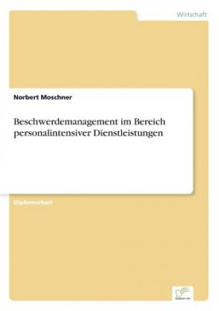 Carte Beschwerdemanagement im Bereich personalintensiver Dienstleistungen Norbert Moschner