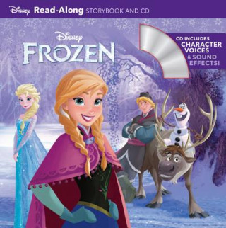 Knjiga Frozen Read-Along Storybook and CD DISNEY BOOK GROUP