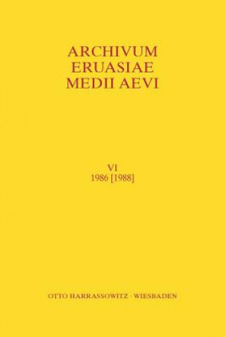 Könyv Archivum Eurasiae Medii Aevi VI 1986 [1988] Thomas T Allsen