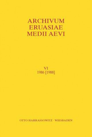 Knjiga Archivum Eurasiae Medii Aevi VI 1986 [1988] Thomas T Allsen