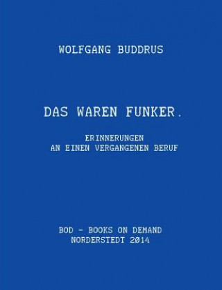 Książka waren Funker Wolfgang Buddrus