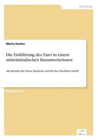 Buch Einfuhrung des Euro in einem mittelstandischen Bauunternehmen Mario Hecker