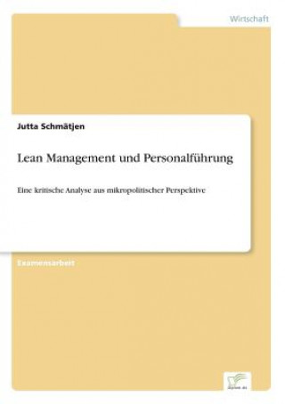 Buch Lean Management und Personalfuhrung Jutta Schmätjen