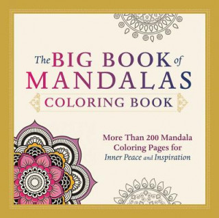 Kniha Big Book of Mandalas Coloring Book Adams Media