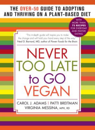 Könyv Never Too Late to go Vegan Carol Adams & Patti Breitman