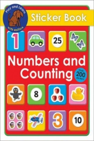 Книга Numbers and Counting Sticker Book Roger Priddy