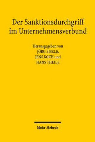 Kniha Der Sanktionsdurchgriff im Unternehmensverbund Jörg Eisele