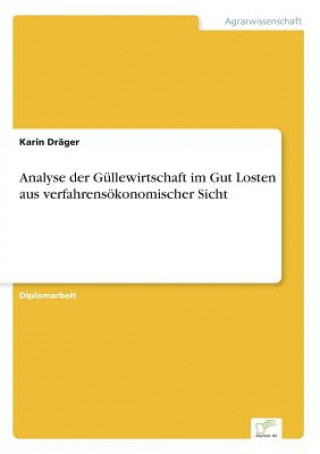 Kniha Analyse der Gullewirtschaft im Gut Losten aus verfahrensoekonomischer Sicht Karin Dräger