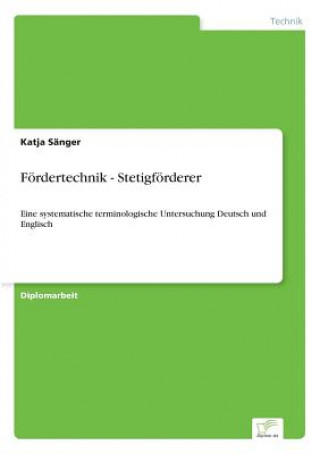 Kniha Foerdertechnik - Stetigfoerderer Katja Sänger