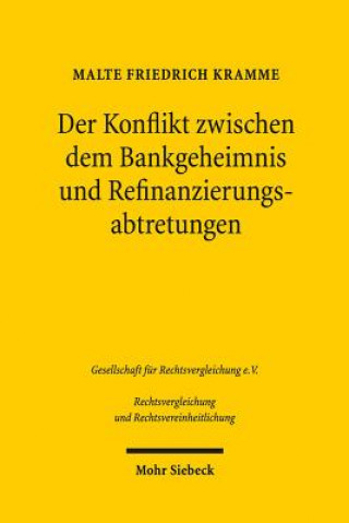 Książka Der Konflikt zwischen dem Bankgeheimnis und Refinanzierungsabtretungen Malte Friedrich Kramme