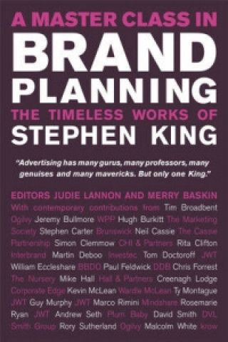 Könyv Master Class In Brand Planning - The Timeless Works of Stephen King Merry Baskin