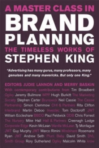 Knjiga Master Class In Brand Planning - The Timeless Works of Stephen King Merry Baskin