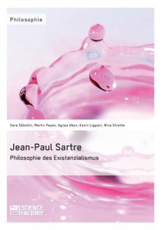 Carte Jean-Paul Sartre. Philosophie des Existenzialismus Martin Feyen