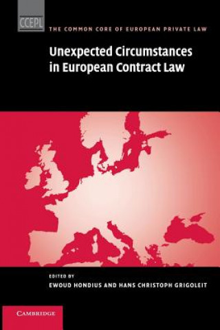 Carte Unexpected Circumstances in European Contract Law Ewoud Hondius