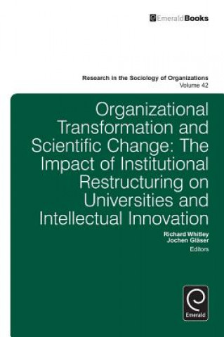 Buch Organisational Transformation and Scientific Change Richard Whitley