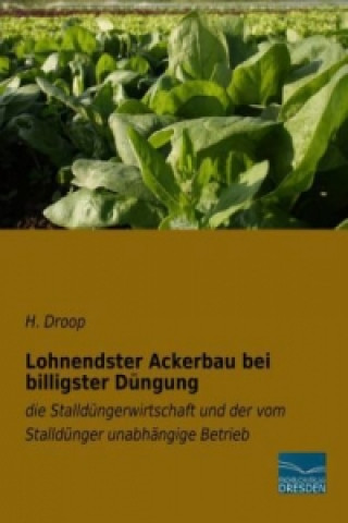 Book Lohnendster Ackerbau bei billigster Düngung H. Droop