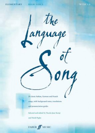 Book Language Of Song: Elementary (High Voice) Heidi Pegler