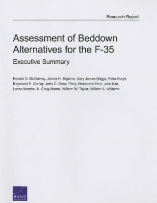 Kniha Assessment of Beddown Alternatives for the F-35 Ronald G McGarvey