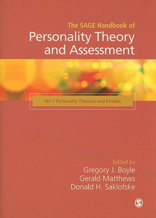 Carte SAGE Handbook of Personality Theory and Assessment Gregory J Boyle