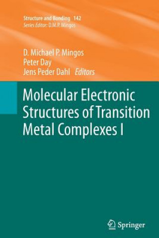 Kniha Molecular Electronic Structures of Transition Metal Complexes I David Michael P. Mingos