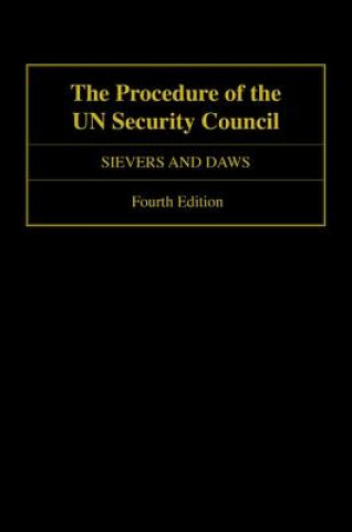 Libro Procedure of the UN Security Council Loraine Sievers