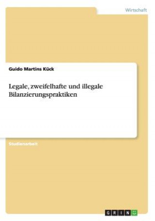 Buch Legale, zweifelhafte und illegale Bilanzierungspraktiken Guido Martins Kück