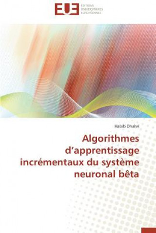 Book Algorithmes D Apprentissage Incr mentaux Du Syst me Neuronal B ta Habib Dhahri