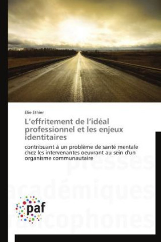 Book L Effritement de L Ideal Professionnel Et Les Enjeux Identitaires Elie Ethier