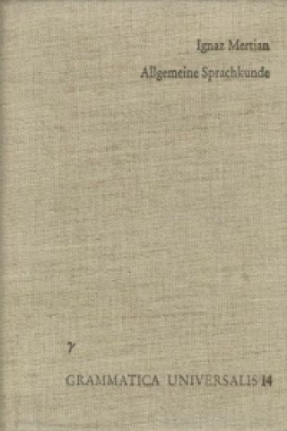 Könyv Allgemeine Sprachkunde Ignaz Mertian