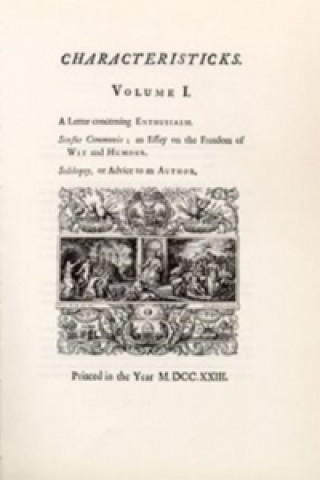 Książka Shaftesbury (Anthony Ashley Cooper): Standard Edition / I. Works: Aesthetics. Band 1 Anthony Ashley Cooper