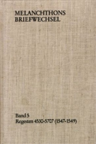 Libro Melanchthons Briefwechsel / Band 6: Regesten 5708-6690 (1550-1552) Philipp Melanchthon