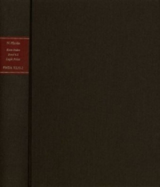 Carte Forschungen und Materialien zur deutschen Aufklärung / Abteilung III: Indices. Kant-Index. Section 1: Indices zum Kantschen Logikcorpus. Band 6.2: Kon Norbert Hinske